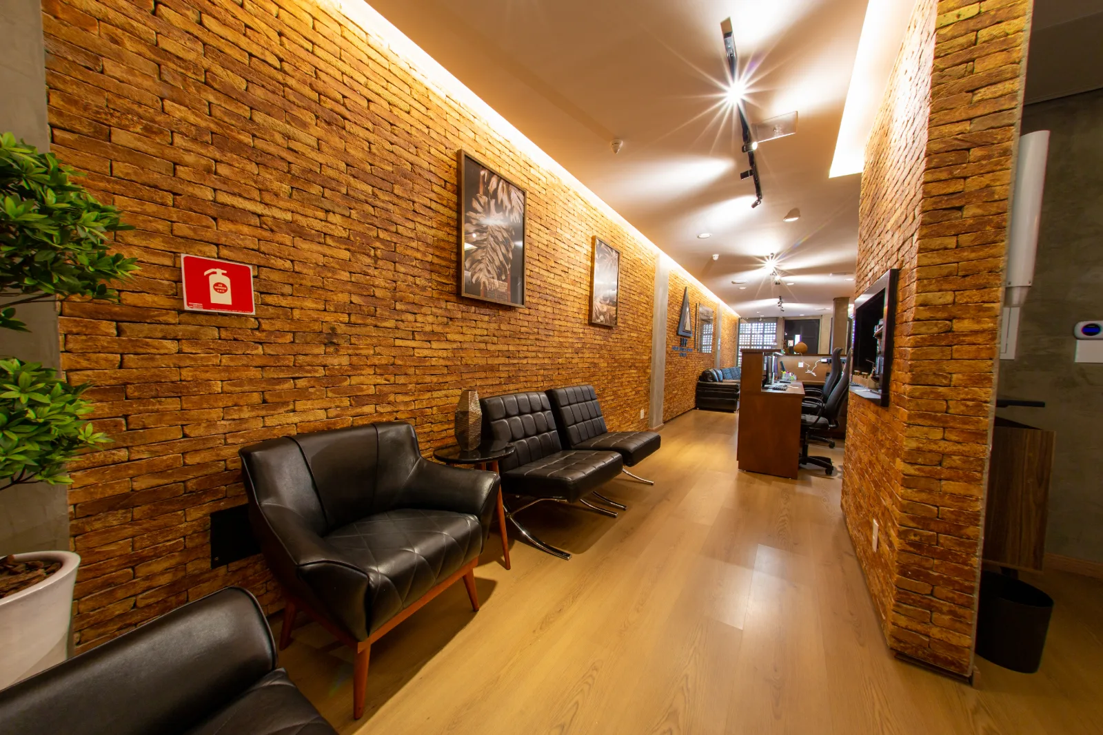 Ambiente interno de atendimento